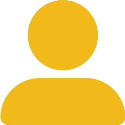 yellow icon representing one person